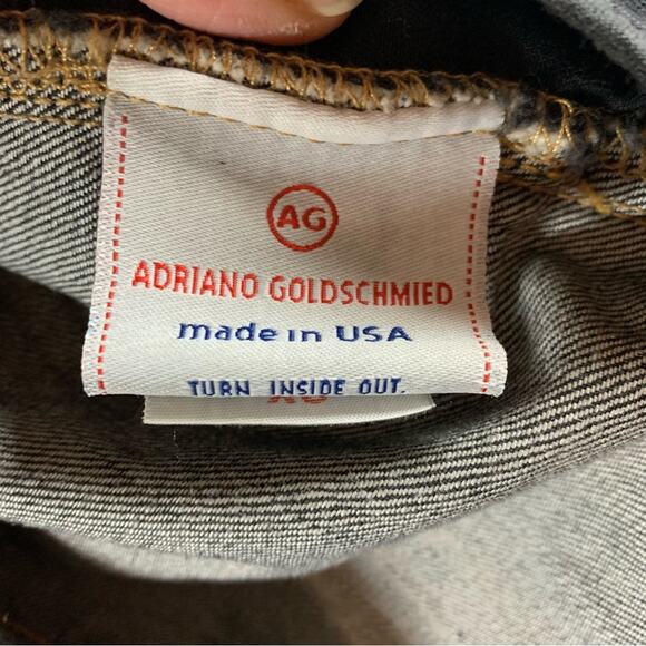 AG Adriano Goldschmied The Tabitha Denim Jacket Sz XS Black Wash Belted‎ - Picture 14 of 15